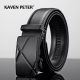 Men Leather Belt Metal Automatic Buckle Brand High Quality Luxury Belts For Men Famous Work Business Black Cowskin Pu Strap