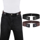 Elastic Invisible Belt Woven Fabric Traceless Unisex Waist Belt Fashionable Jean Belt