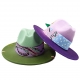 Hand Sewn Fedoras  Hat Irregular Solid Color Hat Panel Adjustable Unisex Hat Fedora Felt Hat Jazz Autumn Winter Hat шляпа женска