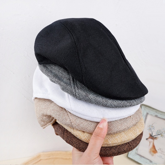 New Men Berets Spring Autumn Winter British Style Newsboy Beret Hat Retro England Hats Male Hats Peaked Painter Caps For Dad
