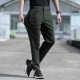 Large Size Men-s Summer Pants Big Size Ice Silk Stretch Breathable Straight Leg Pants 6Xl Quick Dry Elastic Band Black Trousers