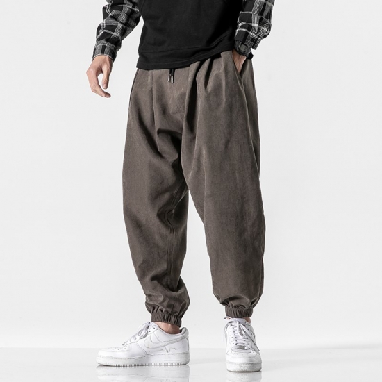 Men-s Black Pants Hip Hop Streetwear Fashion Jogger Harem Trousers Man Casual Sweatpants Male Pants Big Size 5Xl