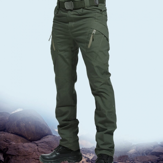New Mens Tactical Pants Multiple Pocket Elasticity Military Urban Commuter Tacitcal Trousers Men Slim Fat Cargo Pant 5Xl