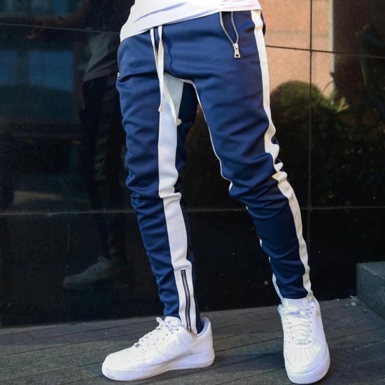 New Men-s Casual Fashion Pants Sportswear Skinny Male Trousers Gyms Tracksuits Bottoms Hip Hop Streetwear Joggers Sweatpants