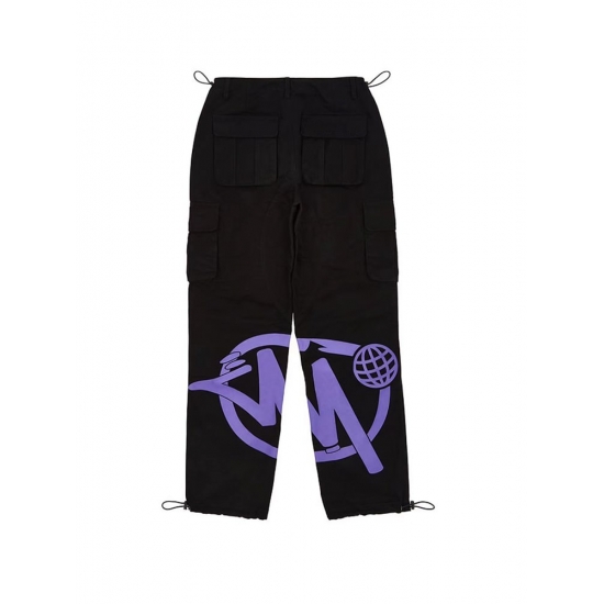 High Waist Straight Embroidery Joggers Minus Two Man Pants New Vintage Harajuku Y2K Cargo Pants Women Fashion Streetwear Pockets