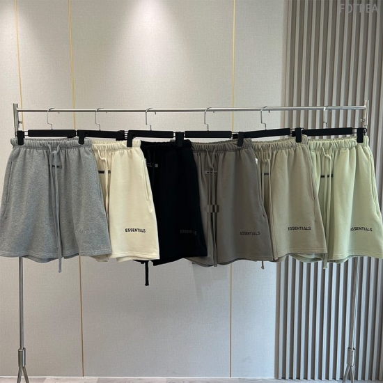 Fw21 New Men-s Essentials Summer Shorts Reflective Letter Streetwear Hip Hop Quick-drying And Breathable Cotton Sports Shorts