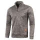Spring Men-s Thicker Sweatshirts Half Zipper Pullover For Male Hoody Man Sweatshir Autumn Solid Color Turtleneck Sweaters