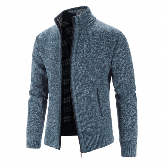 New Spring Autumn Knitted Sweater Men Fashion Slim Fit Cardigan Men Causal Sweaters Coats Solid Single Breasted Cardigan Men