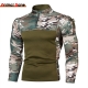 Mens Tactical Combat Sweaters Men Military Uniform Camouflage Zippers Sweatsuits Us Army Clothes Camo Long Sleeve Shirt