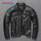 2023 New Leather Jacket Top Layer 100% Cowhide Leather Clothes Men-s Stand Collar Motorcycle Clothes  Autumn Winter Plus Size