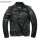 Maplesteed Classical Motorcycle Jackets Men Leather Jacket 100% Natural Cowhide Thick Moto Jacket Winter Sleeve 61-69Cm 8Xl M192
