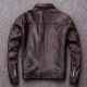 Vintage Genuine Leather Jacket Men 100% Cowhide Red Brown Black Natural Leather Jackets Man Leather Coat Autumn Clothing M174