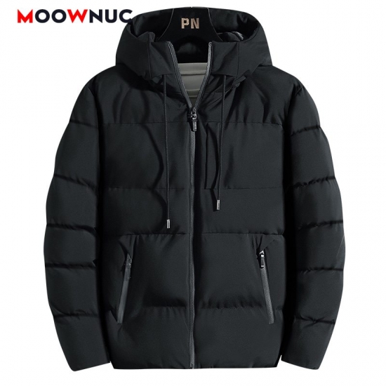 Fashion Parkas Male Thick Winter Overcoat Men-s Casual Jacket Hat Warm Long Windbreaker 2022 Classic Windproof Business Hombre