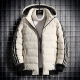 Man-s Parkas Slim Fit Hoodies Coats Cotton Outwear Men Fashion Jacket 2021 New Winter Men Jacket Outdoor Parkas Waterproof