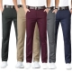 2022 Men-s Spring Summer Fashion Business Casual Long Pants Suit Pants Male Elastic Straight Formal Trousers Plus Big Size 30-40