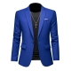 High Quality Business Slim Fit Single Buttons Suits Jacket Men Slim Fit Casual Fashion Wedding Groom Tuxedo Blazer Coats 6Xl-m