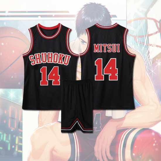 Anime Sakuragi Hanamichi Cosplay Slam Dunk Jersey Shohoku School Basketball Team Uniform Sportswear Kaede Rukawa Cosplay Costume