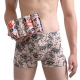 Men-s Panties 4Pcs-Lot  Male Underpants Man Pack Shorts Boxers Underwear Fashion Sexy Mens Boxer Ultrathin Large Size L-4Xl