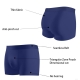 Brand 4Pcs Men-s Underwear Graphene 3A Antibacterial Underpants Ice Silk Men Boxer Shorts Moisture Absorbent Elastic Male Pantie