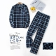 Men-s Home Suits Long-sleeved Trousers Suits For Autumn And Winter Pijamas For Men Flannel Plaid Design Pajamas For Men