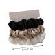 3Pcs-Set Silk Satin Scrunchies Women Solid Color Hair Rope Elegant Ponytail Holder Rubber Band Elastic Hairband Hair Accessories