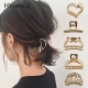 Fashion Hollow Heart Metal Hair Claw Clips Simple Non Slip Mini Gold Geometric Bangs Barrettes Hair Jaws For Women Girls Daily