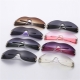 2023 Fashion Punk Y2K Sunglasses For Women Men Trendy Wrap Around Sun Glasses Shades Star Decoration Eyewear Uv400 Goggles