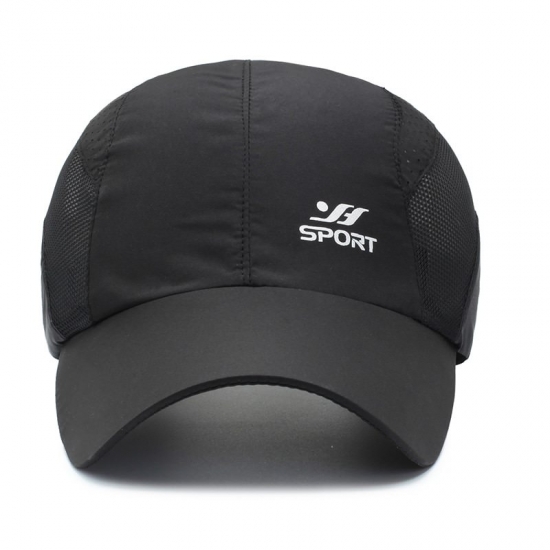 Spring Summer Sports Hat Cap Men-s Sun Hat, Outdoor Quick Dry Fabric Baseball Net Cap, Breathable Peaked Cap