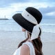 Women Cap Beach Hat Hepburn Style Bucket Hat Summer Retro Design Travel Sunscreen Straw Hat Sunshade Fisherman Hat Sun Helmet