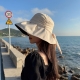 2023 New Women-s Bucket Hat Solid Style Panama Caps Splicing Color Luxury Hat Fisherman Hat Ladies Summer Sun Travel Beach Hat