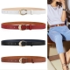 Women-s Fashionable C-shaped Buckle Thin Belt, Street Trend Jeans Belt Can Be Used As A Gift For Mothers And Girlfriends