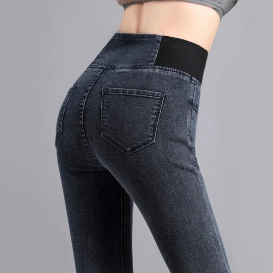 Jeans Oversize 26-38 Slim Denim Pants Women-s High Waist Skinny Jean Vintage Wash Pencil Stretch Vaqueros Leggings Pantalones