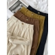 Vintage High Waist Corduroy Pants Women Spring Fall Straight Causal Full Length Trousers Korean Fashion All Match Black Pants