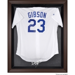 Los Angeles Dodgers Fanatics Authentic Brown Framed Logo Jersey Display Case - No Size