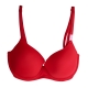 Victoria's Secret Pink Wear Everywhere Lightly Lined Demi Bra, Bright Red, 32D