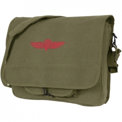 Rothco Olive Drab Canvas Israeli Paratrooper Bag - 8128