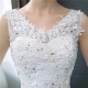 It-s Yiiya New V-neck Wedding Dresses Simple Off White Sequined  Wedding Gown De Novia Hs288