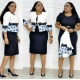2019 New Arrival Elegent Fashion Style African Women Plus Size Dress Xl-5Xl