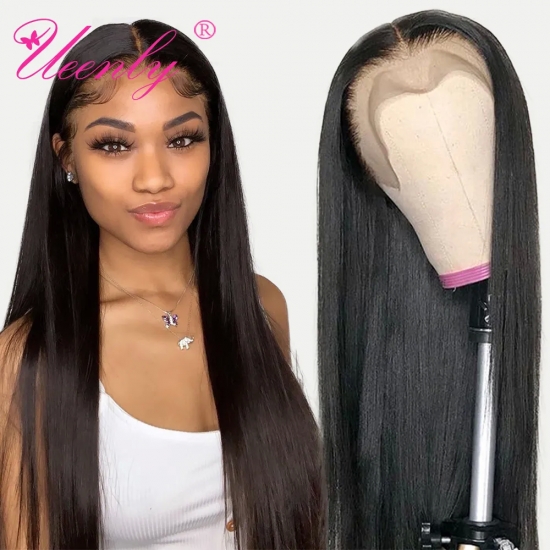 Transparent 13X4 13X6 Lace Front Human Hair Wigs Brazilian 360 Straight Lace Frontal For Women Preplucked 4X4 5X5 Closure Wig
