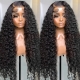 13X4 Lace Front Human Hair Wigs Brazilian Deep Wave Frontal Wig 360 Lace Frontal Curly Human Hair Wigs Preplucked Wig For Women