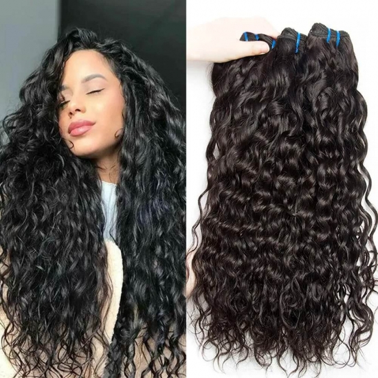 30 Inch Brazilian Water Wave Human Hair Bundles Vipbeauty Water Wave Bundles For Black Women Remy Hiar Extension 1Pcs 3Pcs Deal
