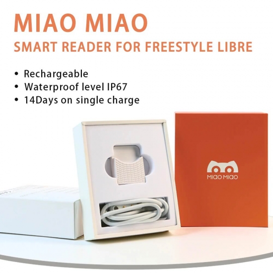 Miaomiao 3 Reader For Freestyle Libre 1 -amp; 2 Straight To Your Phone Smart Reader For Freestyle Libre Cgm Miaomiao1 -amp; Miaomiao3