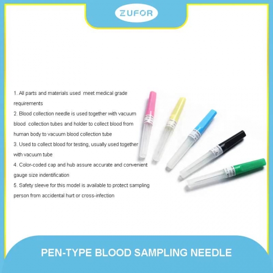 100Pcs-Box Needles Disposable Blood Collection Needle Vacuum Blood Test Needle Pen Type For Butterfly Needle