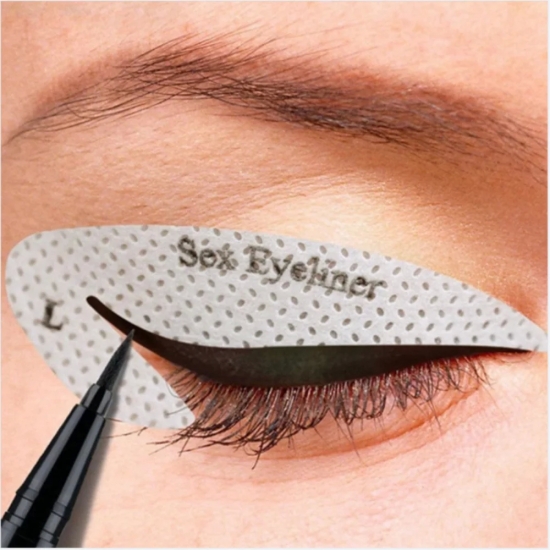 4Pcs-Set Eyeliner Template Eye Makeup Stencil Eyebrows Eye Shadow Makeup Template Accessories Styling Drawing Guide Shaping Tool