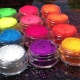 1Set Neon Nail Powder Eyeshadow Dust Fluorenscence Effect Nails Glitter Pigment Chrome Dust Diy Nail Glitter Decoration Manicure
