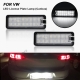 For VW GTi Golf 4 5 6 7 MK4 MK5 MK6 MK7 Passat B7 CC EOS Scirocco Beetle 2PCS LED Number License Plate Lights With Canbus