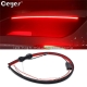 90cm Auto High Mount Brake Stop Lights Car Styling Accessories Additional Brake Lamp Warning Turn Signal LED Strips Waterproof