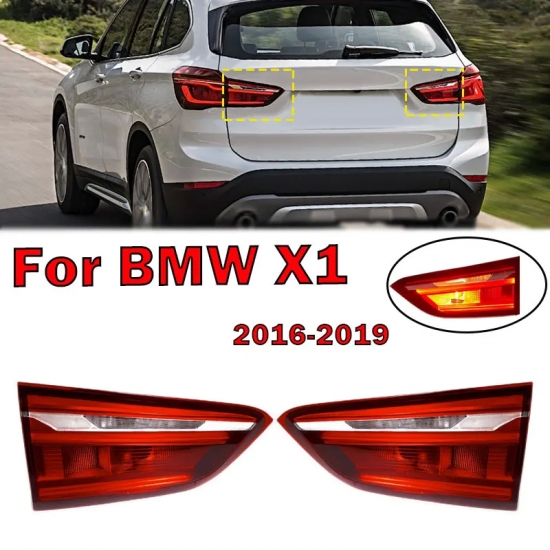For BMW X1 2016-2019 Car Accessories LED Rear Tail Light Brake Warning Lamp Auto Part Taillight Assembly 63217350697 63217350698