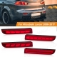 LED Bumper Reflector Lights For Mitsubishi Lancer Evo Evolution ASX Outlander Sport RVR Dynamic Turn Signal Rear Tail Brake Lamp