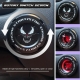 Car Onekey Start Stop Button Cover Car Interior Decor Sticker Engine Ignition Start Switch Protective Cover Motorcycle StartRing